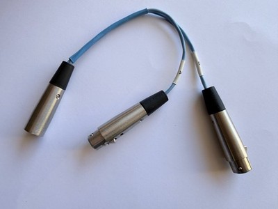 Clear-Com YC-36  Cable Adapter for RS 602 RS 622 - 3 Pin XLR F to 6 Pin XLR M