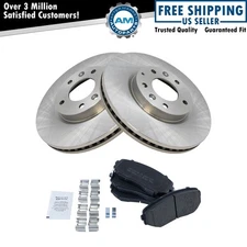 Front Semi Metallic Brake Pad & Rotor Kit for 07-12 Mazda CX7 CX-7