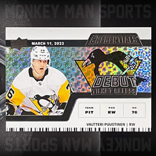 2022-23 Credentials - Valtteri Puustinen Rookie RC #/999 - #118 PENGUINS MINT