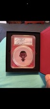 Mike Tyson 2024 Colorized Chibi 2oz Pure Silver Autograph Label - PCGS PR70DCAM