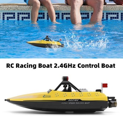 Wltoys WL917 RC Jet Boat RC Racing Boat 2.4GHz Remote Control Boat Toy Yellow B