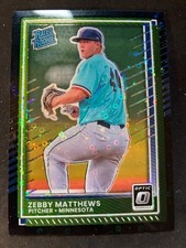 2025 Panini Donruss Zebby Matthews #81 Black Circles Rated Rookie