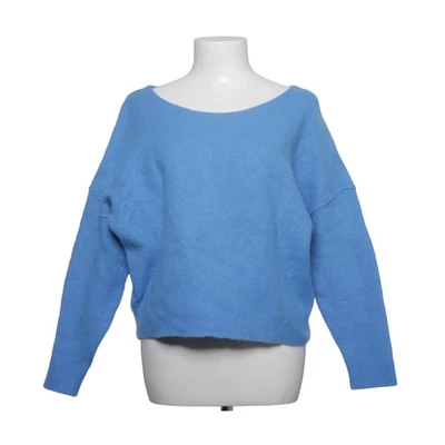American Vintage, pull en tricot, taille : M/L, bleu #WHU - Photo 1/4