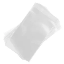  300 Pcs Index Card Plastic Sleeves Postcard Carton Cards Protect