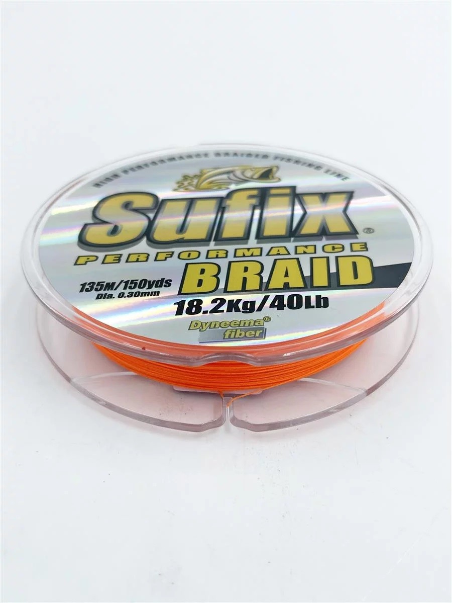 Sufix Performance Braid 030mm 182kg 135m Geflochtene Schnur Orange Sehne 3690₽