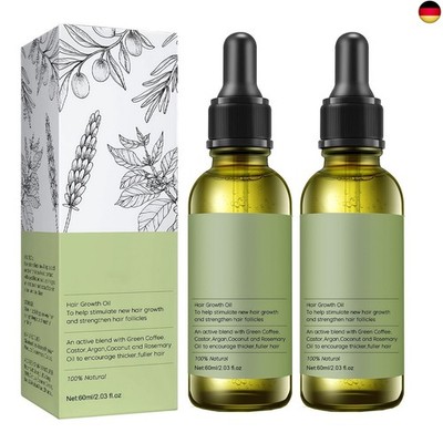Natürliches Haaröl, Veganic Hair Oil zum Haarwachstum Beschleunigen mit B