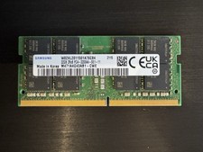 Samsung 32GB PC4-25600 (DDR4-3200) Memory - M471A4G43AB1-CWE sodimm so-dimm  