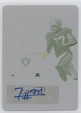 2019 Contenders Rookie Ticket Printing Plate Yellow 1/1 Foster Moreau Auto 1e8j