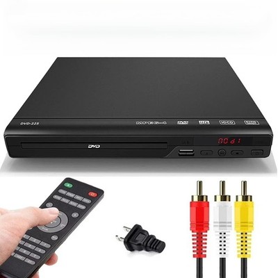2026 DVD Player All Region Free DVD CD Disc Player AV Output USB Remote Control