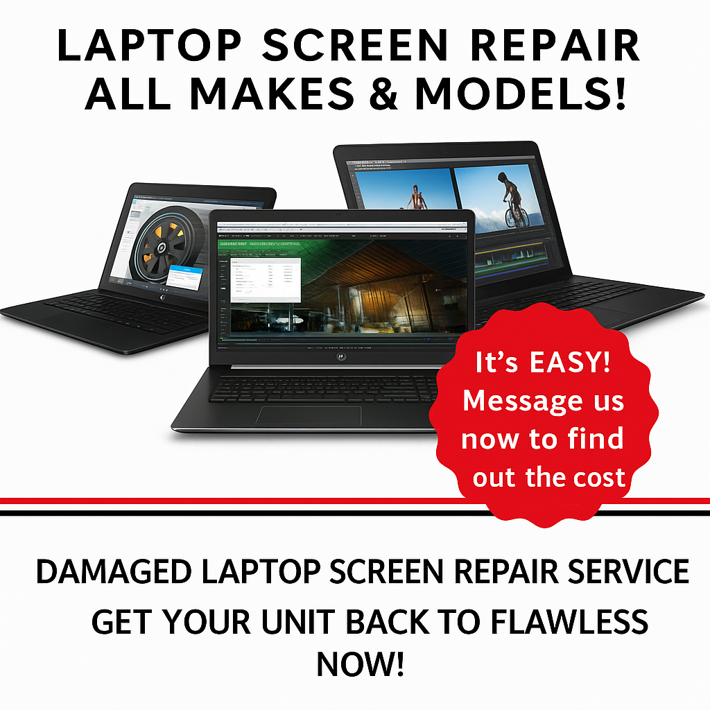 Laptop Screen Repair – Fix Cracked LCD Fast – Dell HP Acer Asus Lenovo ...