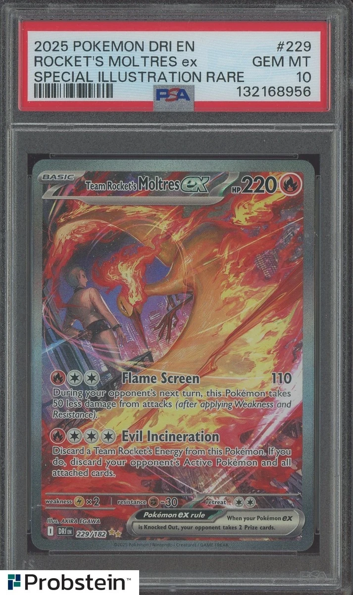 Rocket's Moltres ex Pokémon TCG Cards for sale | eBay