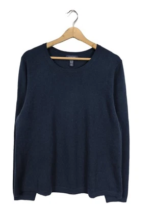 LANDS’ END Pull en cashemire Dames Pull T EU 42 noir style décontracté - Photo 1/4