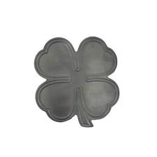 Lucky Shamrock Mens Belt Buckle 4 Leaf Clover St. Patrick's Patty Day Good