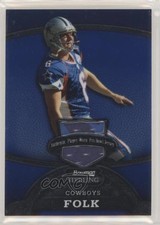 2008 Bowman Sterling Blue Jerseys 190/349 Nick Folk #88 0gm