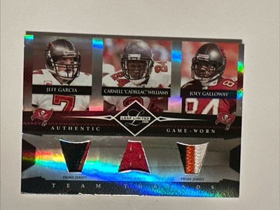 Donruss Playoff 08 Triple Patch Jeff Garcia Cadillac Williams Joey Galloway /25