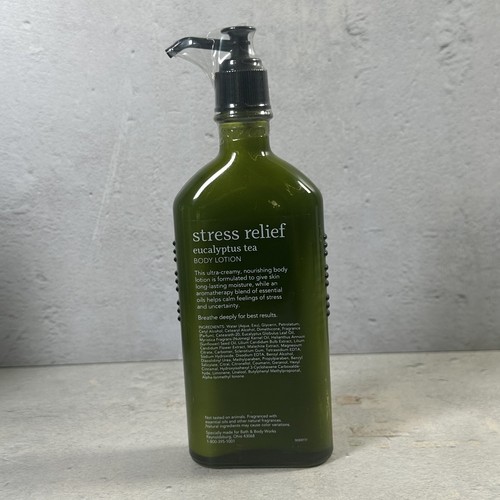 Bath & Body Works Aromatherapy Stress Relief Eucalyptus Tea Body Lotion 6.5 fl - Picture 2 of 2