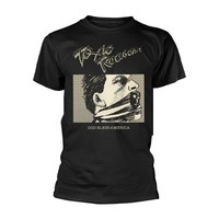 Toxic Reasons - God Bless America (Black) Black T-Shirt, Front & Back Print XX-L