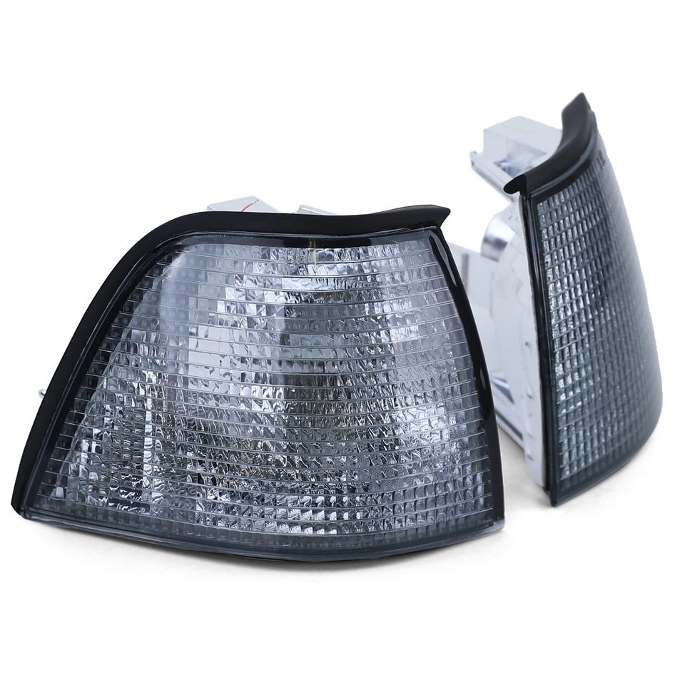 Indicatore di direzione nero fumo adatto per BMW Serie 3 E36 berlina Touring Compact 90-99 - Immagine 4 di 4