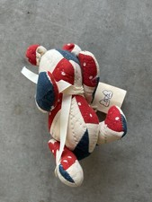 handmade patchwork quilted teddy bear