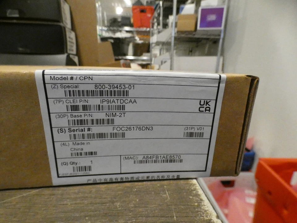 New Cisco NIM-2T= 2-Port Serial WAN Interface Card for ISR Series Routers NIM2T - Image 4 of 4