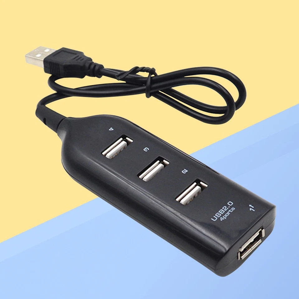 Portable haute vitesse USB 2.0 Données Hub Splitter USB pour / Vista - Photo 4/4