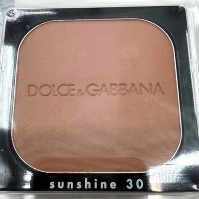 New Dolce & Gabbana Glow Bronzing Pressed Powder Sunshine 30 Glow Contour Full