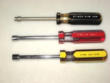 NEW 3-pc. Metric Hex Nutdriver Set (3/16", 1/4", 5/16"), USA, by BLACKHAWK
