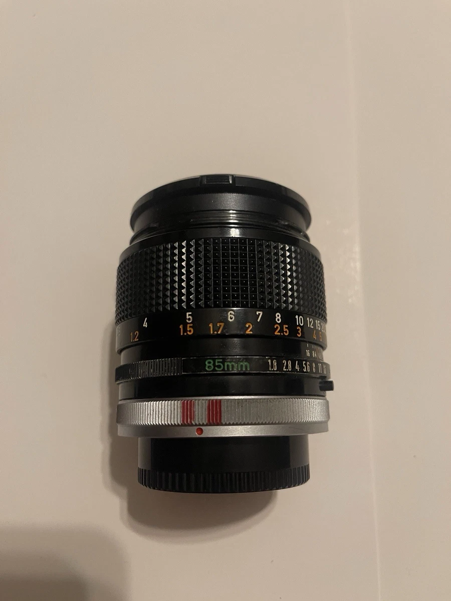 Canon FD 85mm Focal Camera Lenses for sale - eBay