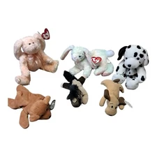 Lot Of 6 Different Brands Of Stuffed Animals