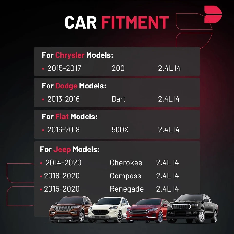 4 Ignition Coil UF751 & 4 Spark Plug for 2015 2016 2017 Jeep Renegade 2.4L I4 Foto 3 de 4