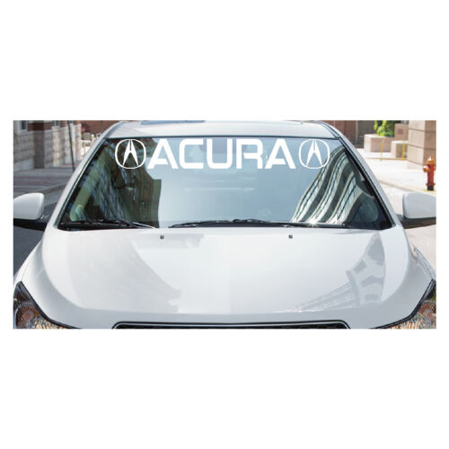 DECAL FOR ACURA WINDSHIELD BACK WINDOW VINYL STICKER 36" W X 5" H  RLX TL TSX  - Picture 1 of 3