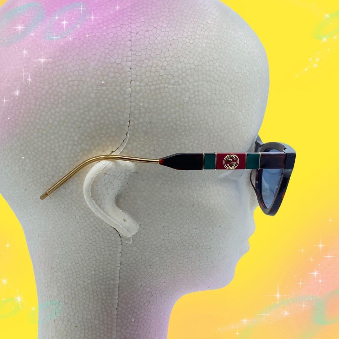 小物 GUCCI sunglasses sherryline interlocking Gucci Interlocking G Sherry Line Sunglasses cat eye type