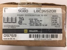 New in Box - Square D  LBC365208 Power Distribution Block 3 pole 760 Amp 