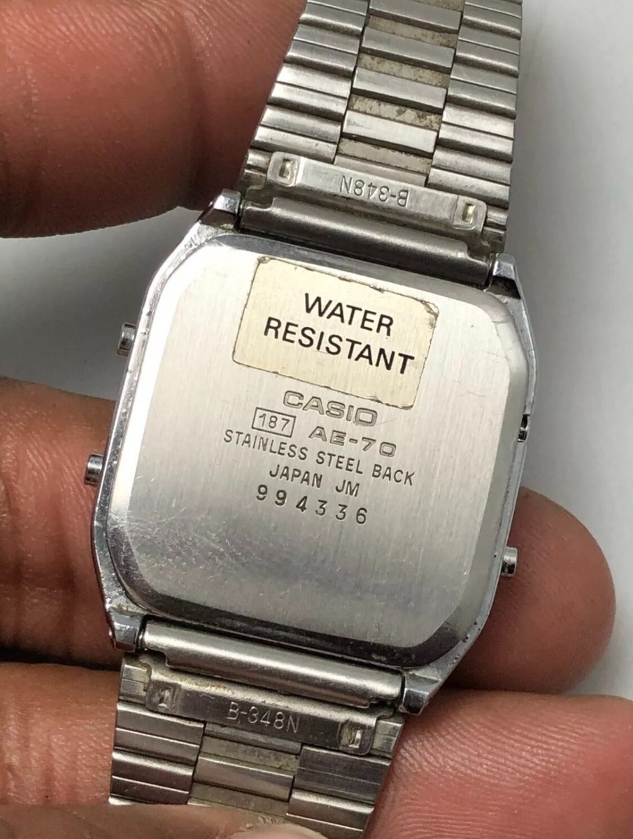 CASIO カシオ AE-70 ヴィンテージ メンズ 腕時計 デジタル 激レア Casio Ae-70 1980's RARE 2way Digital Analog Quartz Vintage