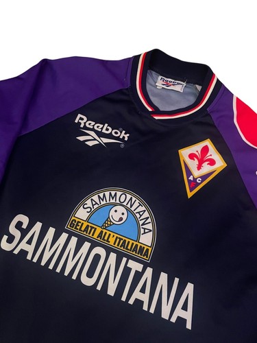 100% Authentic 1995-96 Reebok Fiorentina Training Soccer Jersey Men’s Medium - Picture 4 of 13