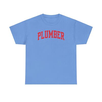 Plumber Shirt Gifts Tshirt Tee Crew Neck Short Sleeve