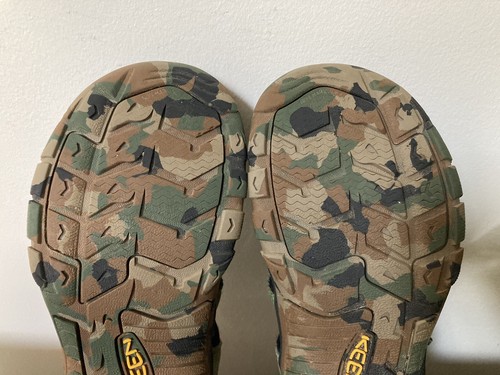KEEN SANDALS Youth 4 Waterproof Newport H2 Boys Green Camo Water Shoes 1014259 - Picture 19 of 20
