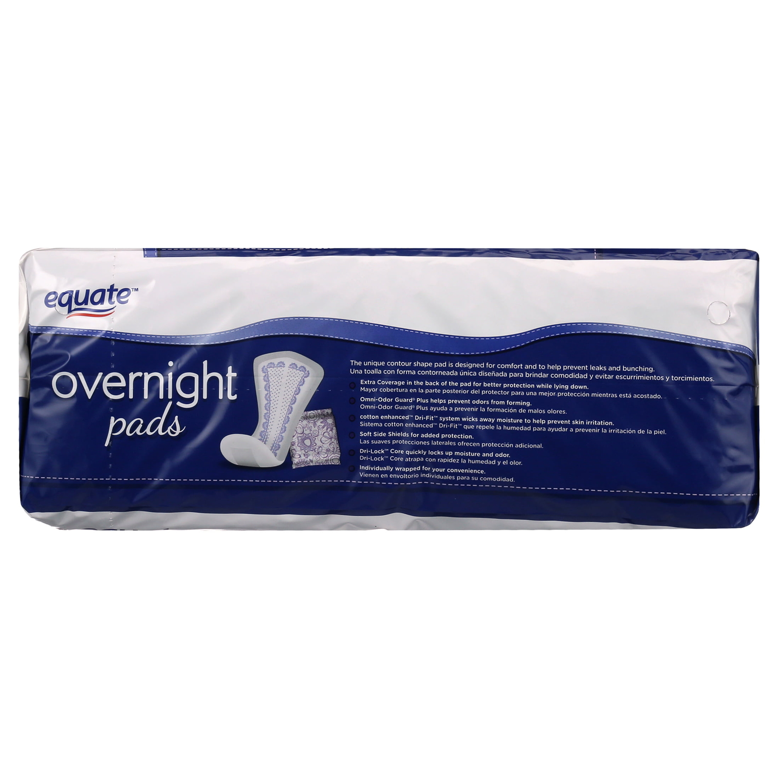 Equate Women's Overnight UltimateExtra Coverage Incontinence Pads, 120