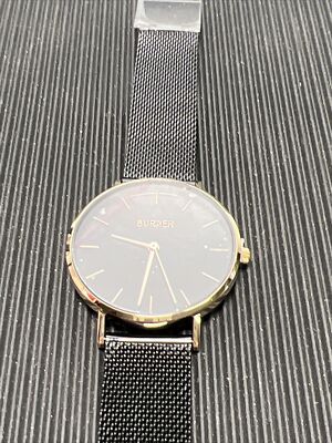 BURKER woman elegant analog watch black