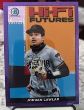 2022 Bowman Chrome Jordan Lawlar Hi-Fi Futures Purple Refractor /250 Dbacks