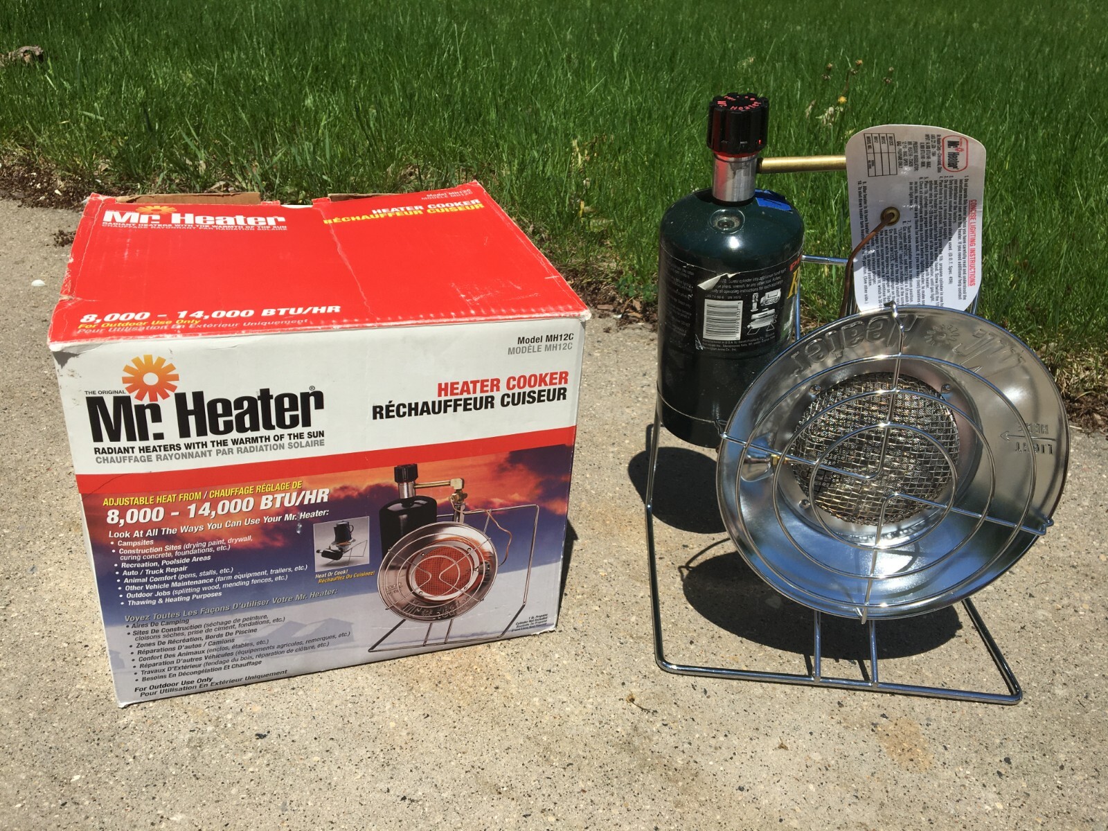 New Mr. Heater Cooker Propane Fishing Camping MH12C | eBay