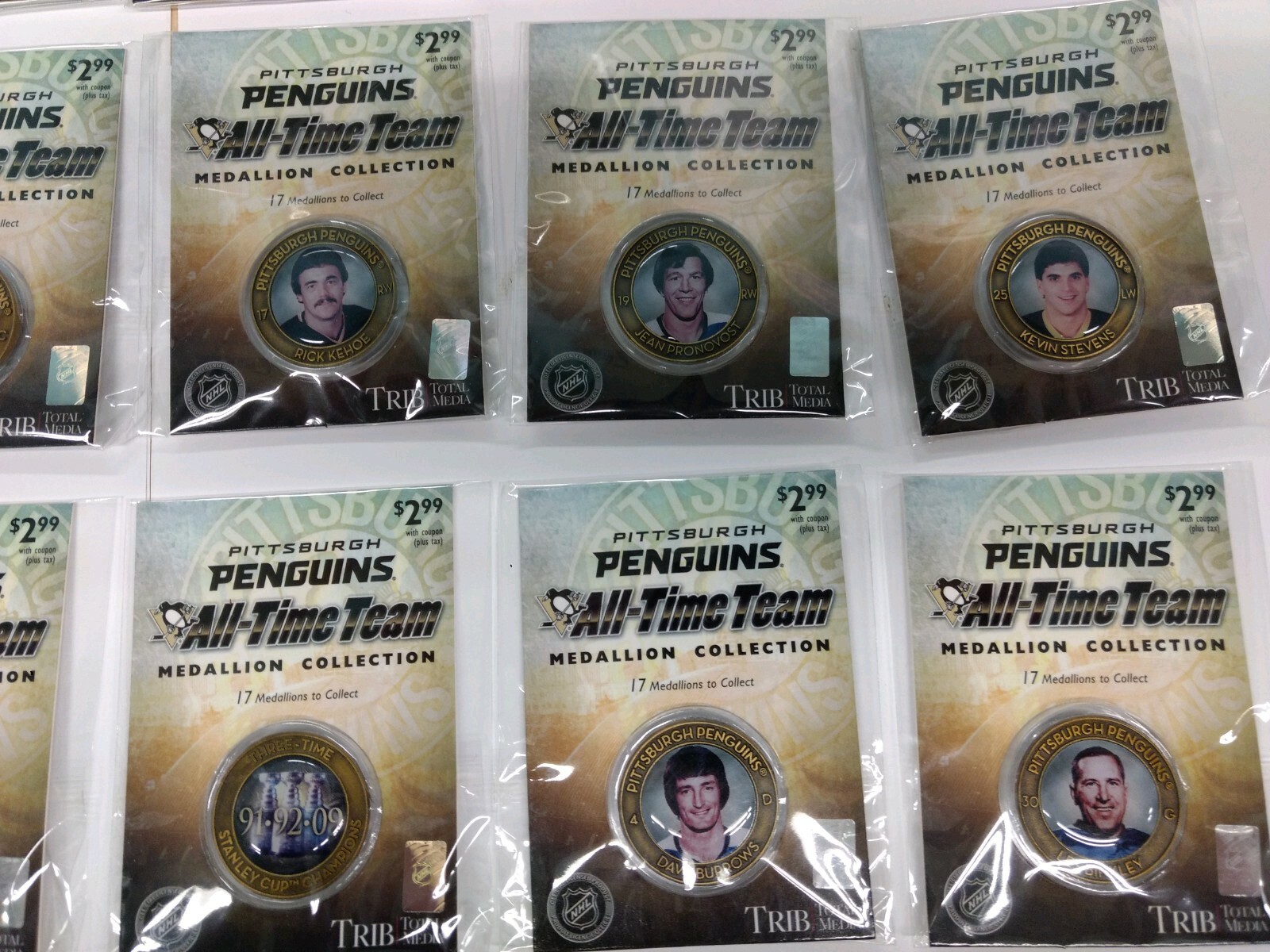 Pittsburgh Penguins AllTime Team Medallions Collection and Album Complete Set eBay