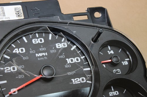 07-12 1500 2500 SILVERADO SIERRA SPEEDOMETER INSTRUMENT CLUSTER 25861652 REMAN - Foto 5 di 12