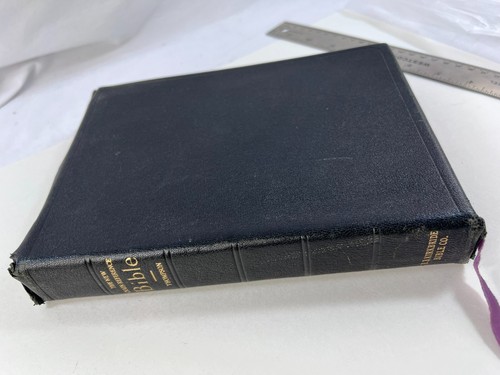 Chain Reference Bible Thompson B.B. Kirkbride 1964 Leather VTG Self Pronouncing - Picture 5 of 18