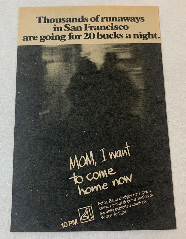 1980 KTLA tv special ad ~ MOM I WANT TO COME HOME NOW
