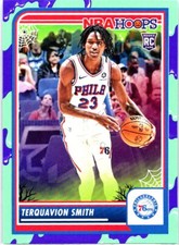 2023-24 Hoops Haunted Hoops #50 Terquavion Smith Philadelphia 76ers Slime Rookie