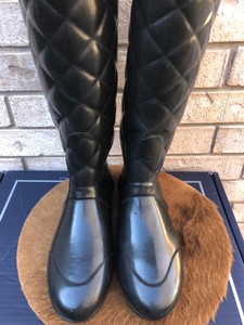 cute black rain boots