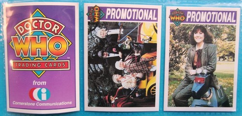 Dr Who Cornerstone Trading Cards Series 1 Promo Cards - A1, A2, A3. 1994 - 第 1/2 張圖片