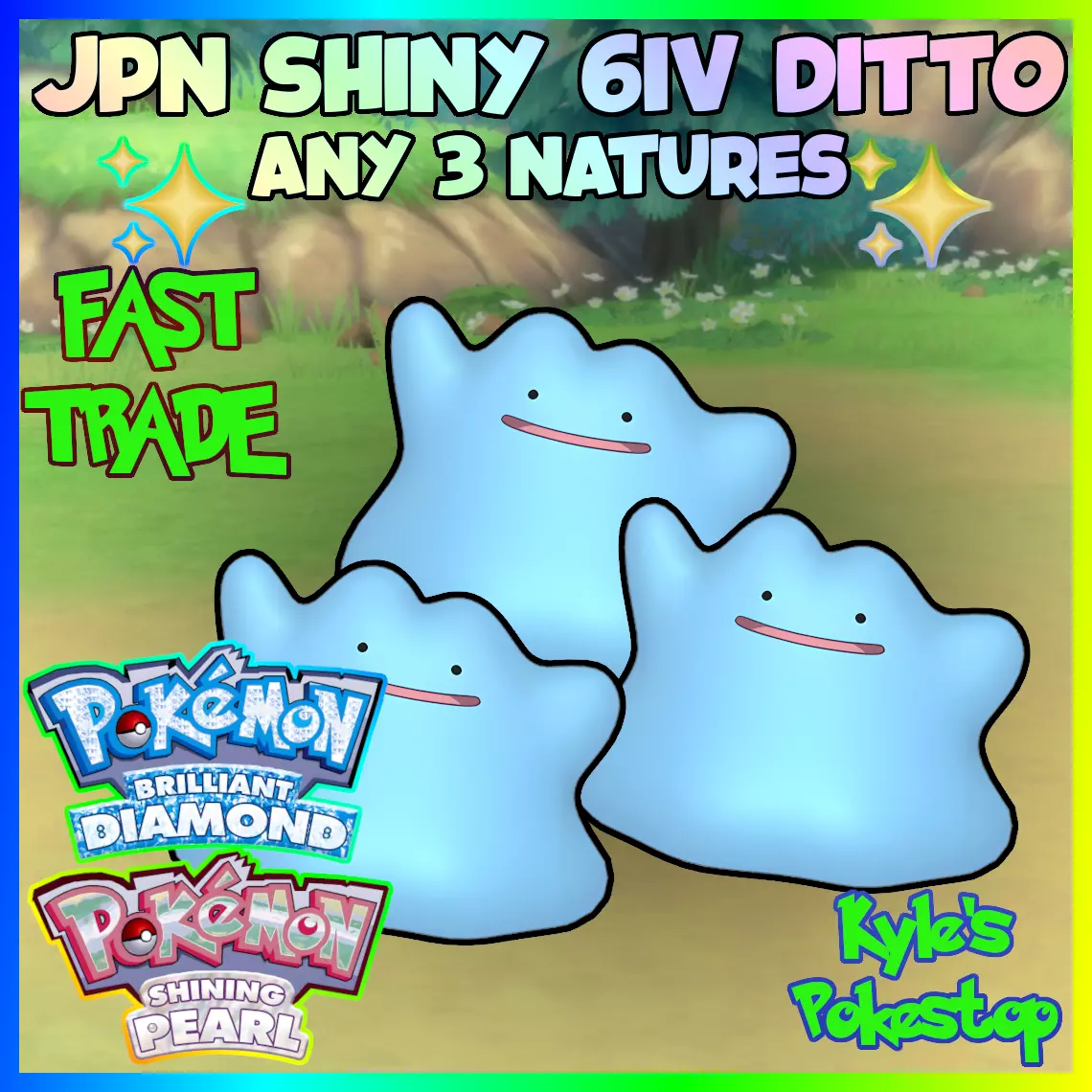 Shiny 6 IV Dittos, Pokemon Brilliant Diamond Shining Pearl