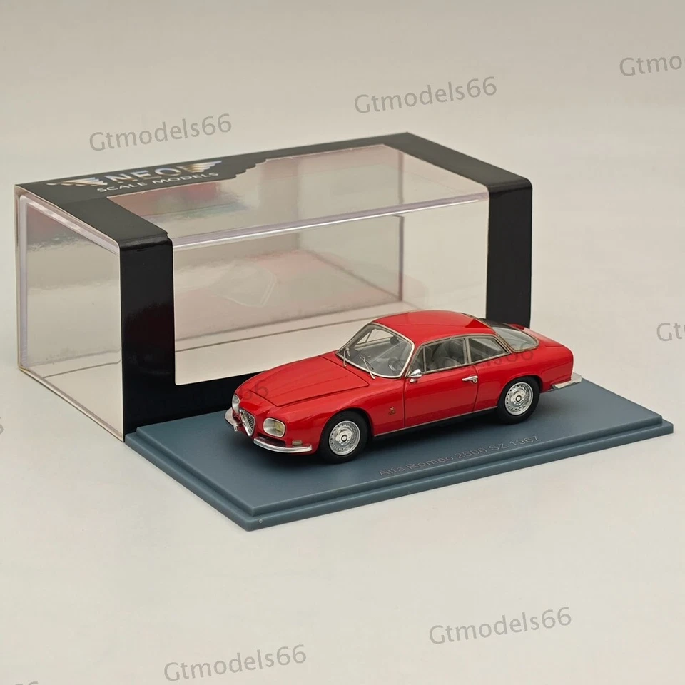 MODELOS A ESCALA 1/43 NEO Alfa Romeo 2600 Talla 1967 Coche Resina Roja Colección Limitada Foto 2 de 4